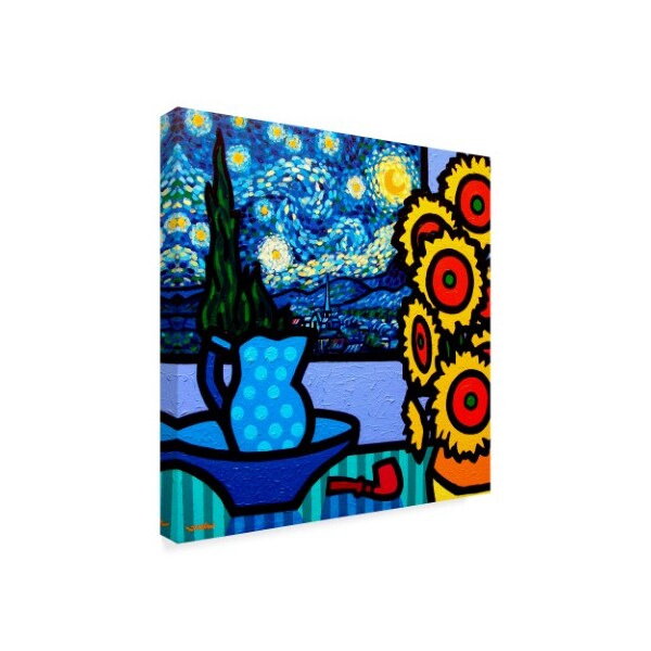 John Nolan 'Still Life With Starry Night' Canvas Art,24x24